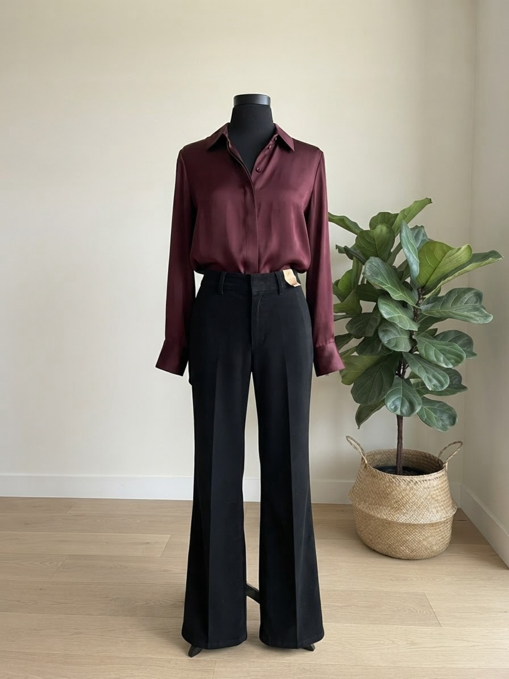 J. Jill Black Flare corduroy Pants